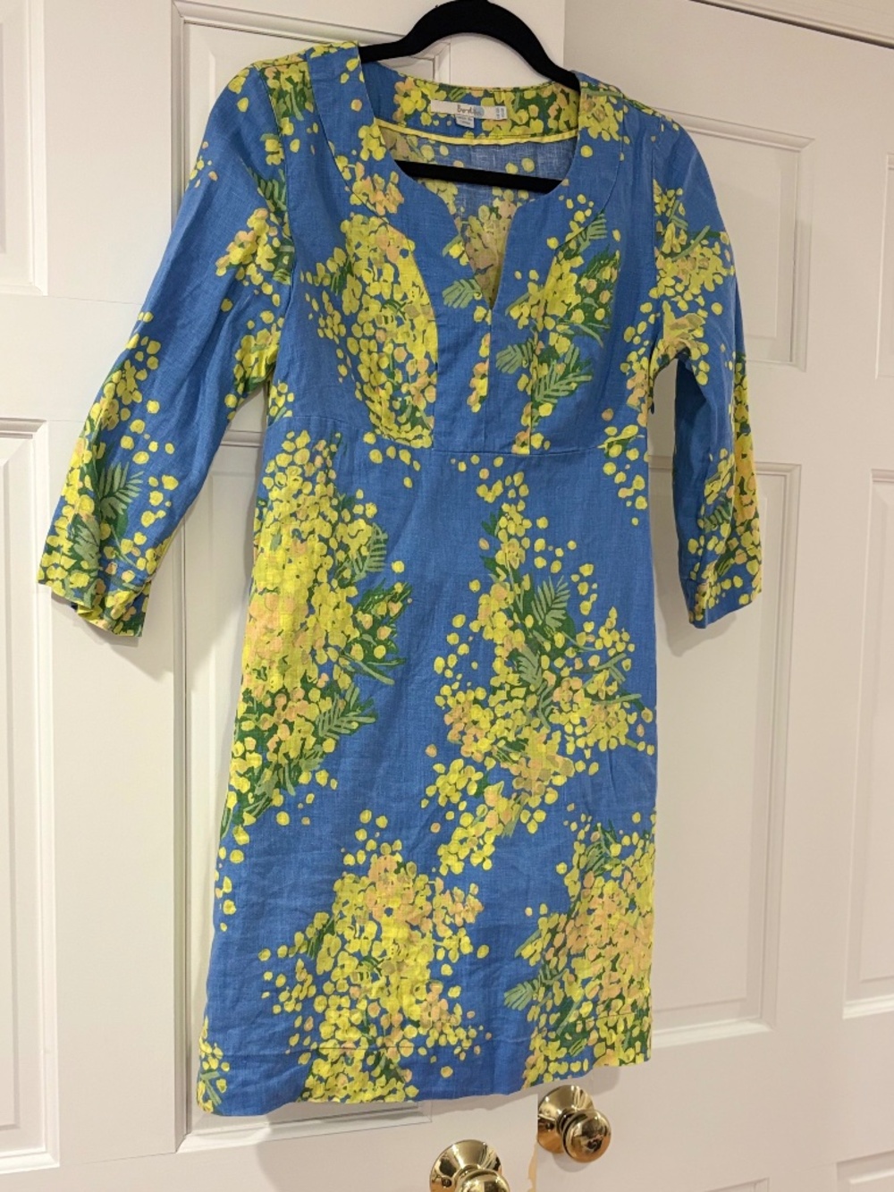 Boden 100% linen dress size 6